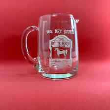 VTG The White Horse Cellar Dry Scotch Whiskey Glass Pitcher with Applied Handle picture