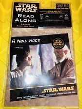 Vintage Star Wars Read Along Book Cassette Tape Walt Disney 1997 A New Hope New picture
