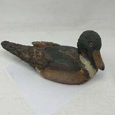 Vintage Duck Decoy Figurine Ganz Rustic Shelf Painted lodge decor Mallard 12” picture
