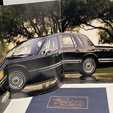 1993 Lincoln Town Car Color Sales Brochure And The Legend Of Lincoln 1987 Book picture