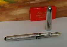 CARTIER Louis Cartier Art Deco Platinum Finish Limited Edition Fountain Pen picture