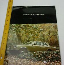 Rolls Royce 1977 car dealer info lot foldout brochure R3 picture