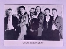 Showaddywaddy Photo Vintage Black and White Promotion Circa 1987 picture