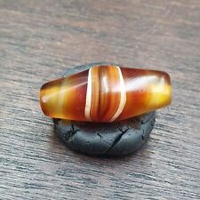 AA Antique Middle Eastern Agate Natural Eye Agate Bead very unique Pattern #3 picture