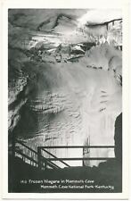 Frozen Niagra, Mammoth Cave National Park, Kentucky RPPC picture