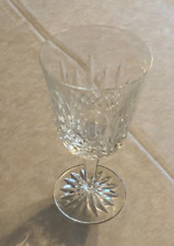 WATERFORD LISMORE CRYSTAL WATER GOBLET GLASSES, 6 7/8
