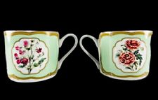 Andrea By Sadek Winterthur Pres. Polk Florals Flat Tea Cups Peonies Sweet Peas picture