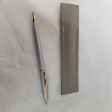 Vintage Cross Pen w Sheath Two Tone Brushed Finish picture