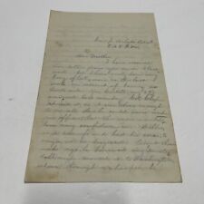 1862 Civil War Solider Letters picture