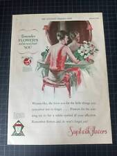 Vintage 1929 Society of American Florists Print Ad picture