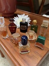 Lovely Lot of 9 Collectible Vintage Mini Perfume Bottles with Contents picture