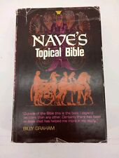 Vtg 1971 Naves topical bible,With  Dust Cover Which Is Torn As Shown.  picture