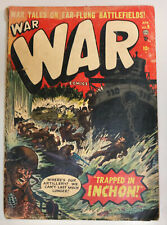 WAR comic book Vol 1 No 9 April 1952 issue U.S.A. Comic Magazine Corp military picture