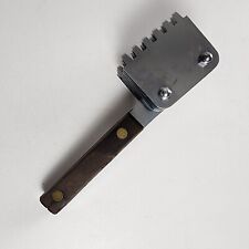  Vintage 8 Blade Meat Tenderizer Kitchen Tool Foster Bros. Wood Handle MCM picture