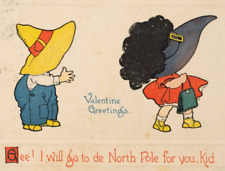 Vintage 1913 Valentine's Day Postcard Valentine Cartoon Divided Back Posted PS1 picture