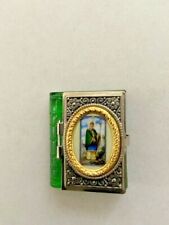 Saint Patrick Locket with picture of Saint Patrick and mini-rosary picture