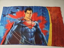 Vintage Superman Pillow Case Double Sided Standard Size Red Blue Multicolor  picture