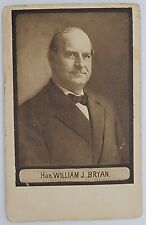 1908 Postcard William J Bryan Nebraska Congressman 41st Secretary of State picture