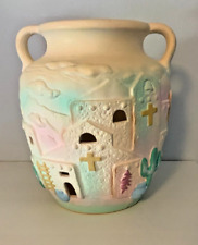 Vintage The Beachcomber Int'l 1992 Ceramic Southwestern Vase Planter 8