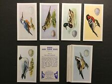 1958 Swettenhams Birds & Their Eggs Set of 25 Cards Sku673N picture
