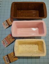 Daiso Brand: 3 Rectangular Silicone Pound Cake Molds - Sm, Med & Lrg - Brand New picture