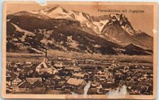 Postcard - Partenkirchen with Zugspitze - Garmisch-Partenkirchen, Germany picture