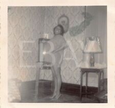 1950s Original Photo Faded Portrait Of Smiling African American Woman Posing 1A2 picture