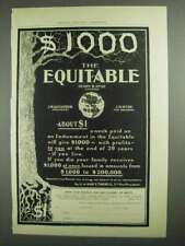 1903 The Equitable Insurance Ad - $1000 picture