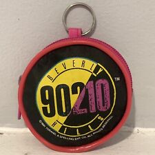 Vintage 1991 Beverly Hills 90210 Logo Keychain and Coin Purse 3.25
