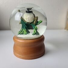 LL Bean Midwest of Cannon Falls Chickadee Snow Globe Wood Base picture