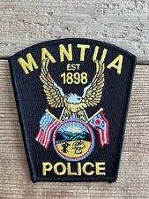 Mantua Ohio OH Police Shoulder Patch New picture