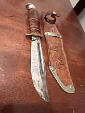 VINTAGE  IISAKKI  JARVENPAA HUNTING KNIFE Made In FINLAND picture