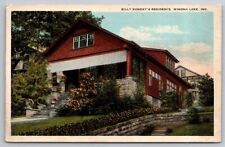 Billy Sunday Residence Winona Lake IN Indiana 1908 Postcard  picture