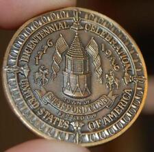 VINTAGE BICENTENNIAL COMMEMORATIVE  COIN MEDAL TOWN OF STAFFORD CT. TOKEN MINT  picture