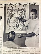 Mueller Hair Growth Atlanta GA Print Ad 1952 AJC George Voss picture