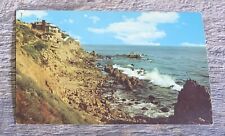 VTG Chrome Seaside Homes, Overlooking the Blue Pacific Rugged California Coast. picture