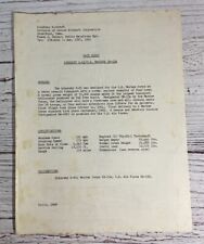 Vintage 1968 SIKORSKY S-65/U.S. MARINES CH-53A Helicopter PR Fact Sheet picture