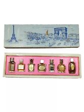 Mini French Perfumes MCM 1950's Ben Rickert, Inc Made In France Set Of 7 picture