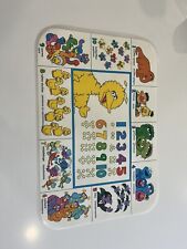 Vintage Sesame Street ~1981  Double-Sided Placemat ~ 17 1/2