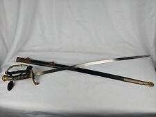 Antique French Naval Officer's Sword and Scabbard G.P. Chatellerault Aout 1914 picture
