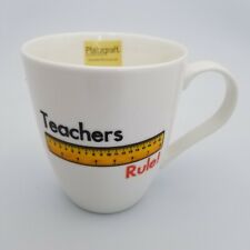 Pfaltzgraff Everyday Teachers Rule Large 18 Oz Mug Dishwasher Microwave Safe picture