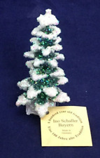 2023 New Ino Schaller Bayern Papier Mache Cardboard Turquoise Beaded Tree 4