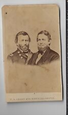 1868 Ulysses Grant Schuyler Colfax Jugate Presidential Campaign CDV Photo picture