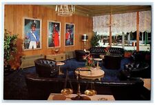 c1950 New Lobby The Chippewa Motel Restaurant Mackinac Island Michigan Postcard picture