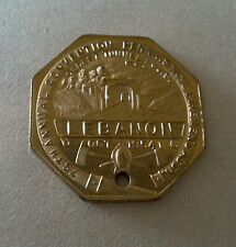 TOKEN 75TH ANNUAL CONVENTION PENNA. STATE FIREMEN'S ASSN. LEBANON OCT. 1954 picture