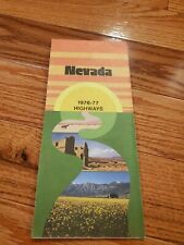 1976/77 Nevada State-issued Vintage Road Map  picture
