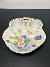 Antique Hand Painted Divided Vanity Tray Signed picture