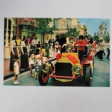 Walt Disney World Orlando Florida Riding Down Main Vintage Postcard Mickey Mouse picture