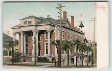 Postcard Vintage Elks Club Home Building in Jacksonville, FL. picture