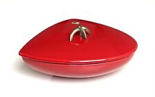Vintage Royal Haeger Red Dish with Lid 706 USA picture